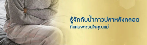 น้ำคาวปลากี่วันหมด? รู้จักกับน้ำคาวปลาหลังคลอดที่กวนใจคุณแม่