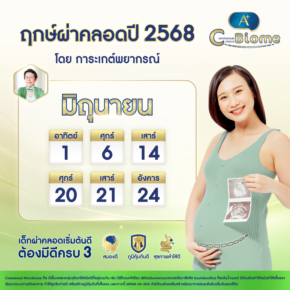 ฤกษ์ผ่าคลอด มิถุยายน 2568